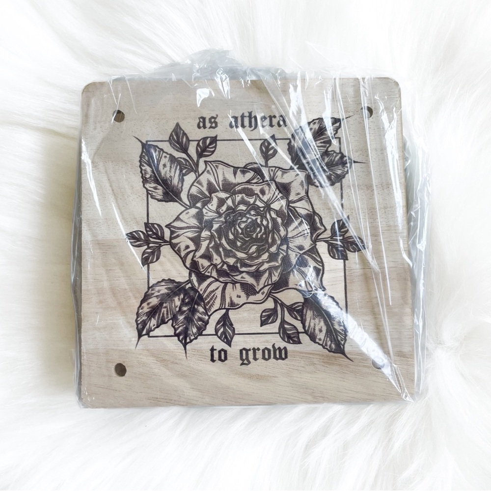 NEW OwlCrate Exclusive Flower Press